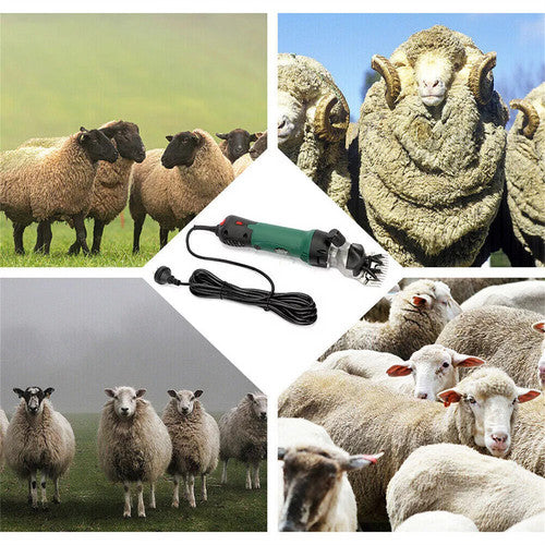 690W Electric Sheep Shears 2400R/Min 6 Speed Grooming Kit with 8 Grids Heat AU V201-CUT0850GR8AU