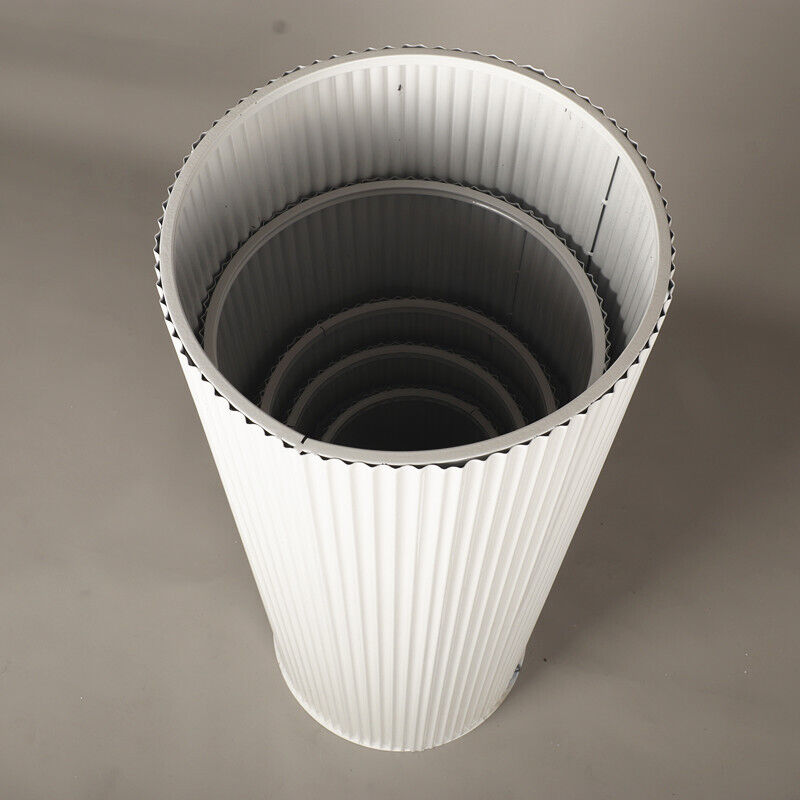 5x Metal Wedding Plinths Cylinder Pedestal Stand Ripple Cake Dessert Display V201-CYL0005WH9AU