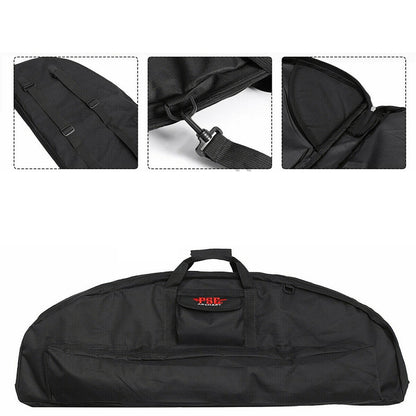 Compound Bow Bag & Arrow Holder Canvas Hunting Backpack Archery Carry Bag V201-DAA0095BL8AU