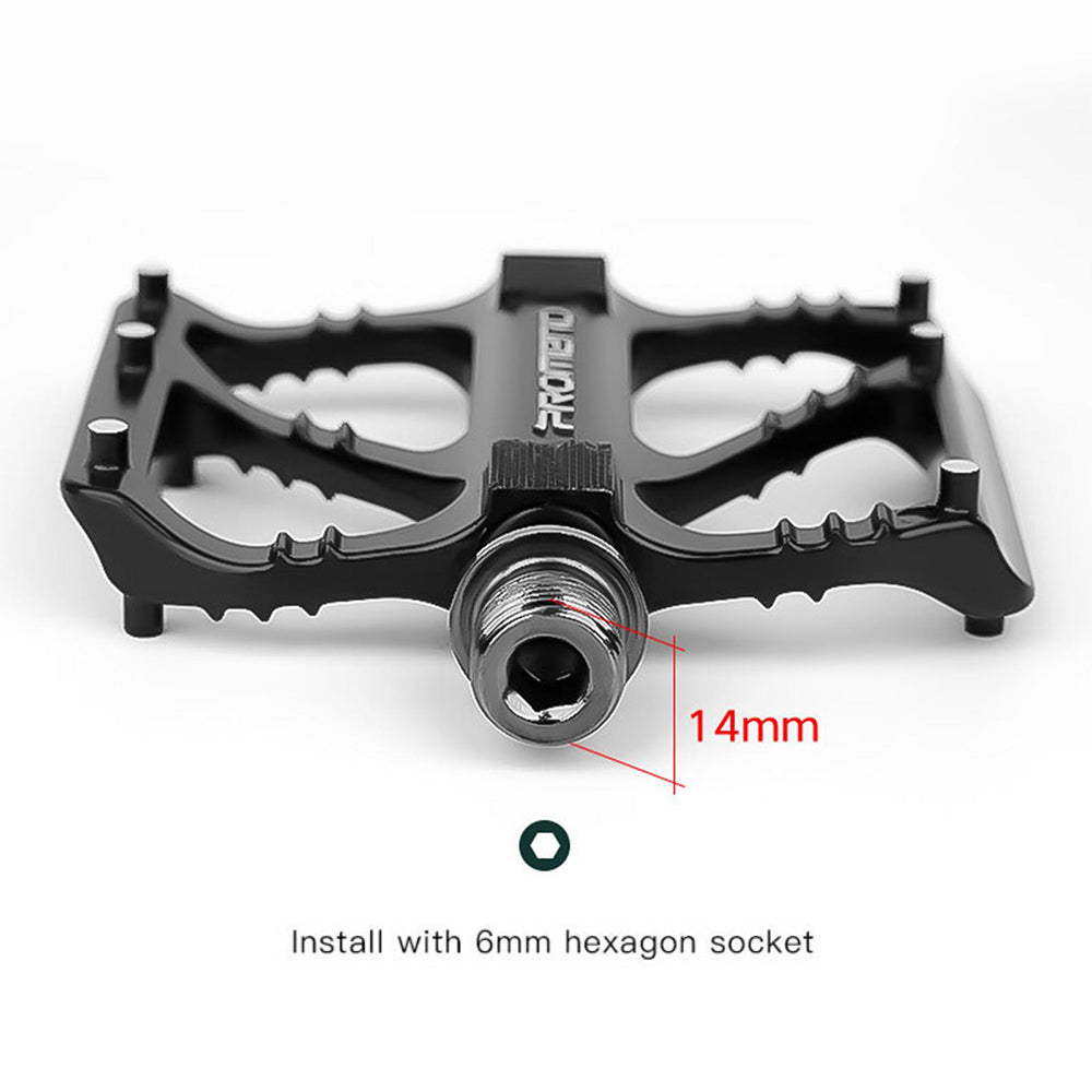 1 Pair Bicycle Pedal Mountain Road Bike Cycling Anti Slip Bearing Pedals V201-DP240125