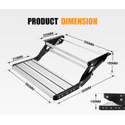 200KG Heavy Duty Caravan Step Folding Pull Out Portable RV Camper Trailer Tools V201-DP240132