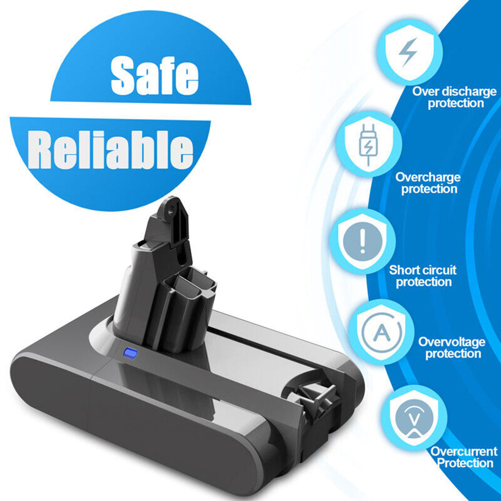 9900MAH For Dyson V6 Battery SV03 SV04 SV09 DC58 DC59 DC61 DC62 DC74 v6 Animal V201-DP240137