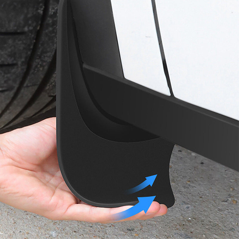 4Pcs Mud Flaps Splash Guards Fender For Tesla Model 3 Front Rear TPE Mudguard V201-DP240158