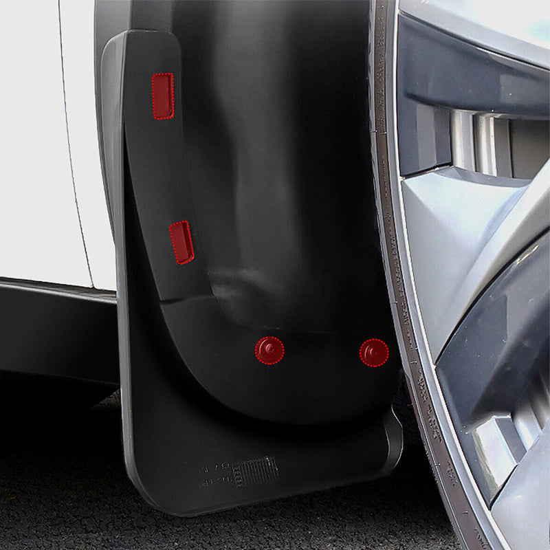 4Pcs Mud Flaps Splash Guards Fender For Tesla Model 3 Front Rear TPE Mudguard V201-DP240158