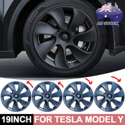 Tesla Y wheel cap 4 gray and model Y front and rear PP TPE fender 4 V201-DP88863