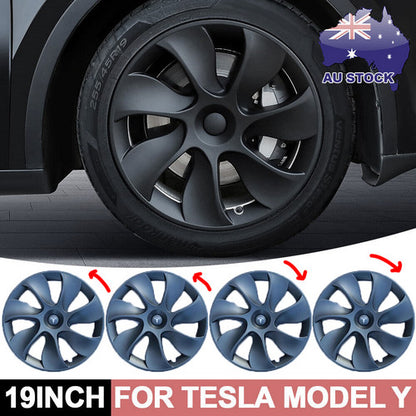 Tesla Y wheel cap 4 gray and model Y front and rear PP TPE fender 4 V201-DP88863