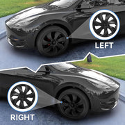 Tesla Y wheel cap 4 gray and model Y front and rear PP TPE fender 4 V201-DP88863