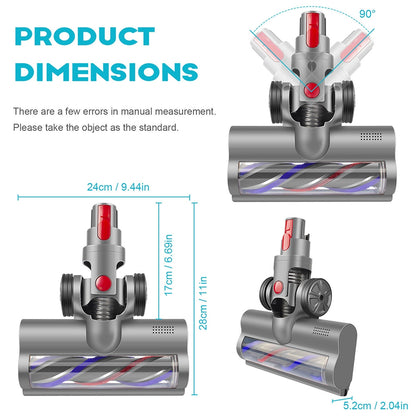 Turbo Brush Roller Head Electric Floor Carpet Head LED For Dyson V7 V8 V10 V11 V15 V201-DSY0001GY8AU