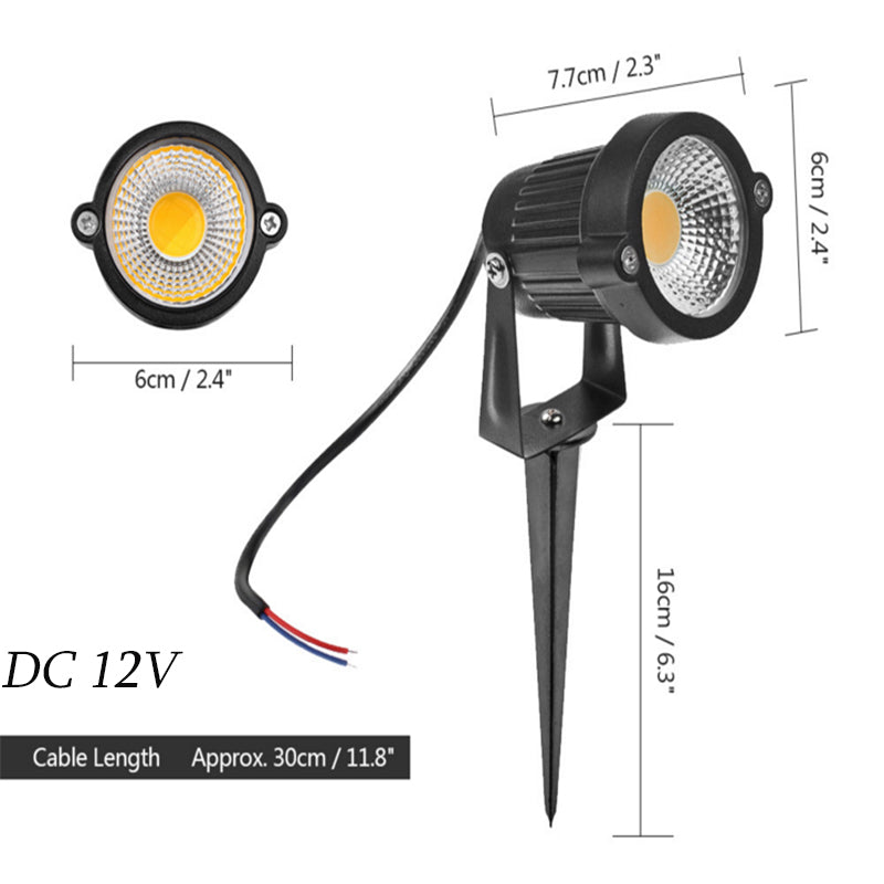 10X 12V LED waterproof Outdoor Garden Spotlights landscape light Lamp Yard Flood V201-EAZ01981CL8-10AU