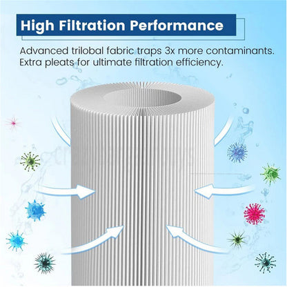 6PCS Replacement Bestway VI Filter Cartridge Inflatable Lay-Z-Spa Filters 58323 V201-EBA0008BU8AU