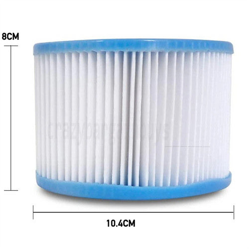 6PCS Replacement Bestway VI Filter Cartridge Inflatable Lay-Z-Spa Filters 58323 V201-EBA0008BU8AU
