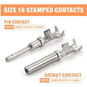 188pcs Deutsch DT Series Connector Assortment 2/3/4/6/8/12 pin 2 Pair each V201-EBA0188BL8AU