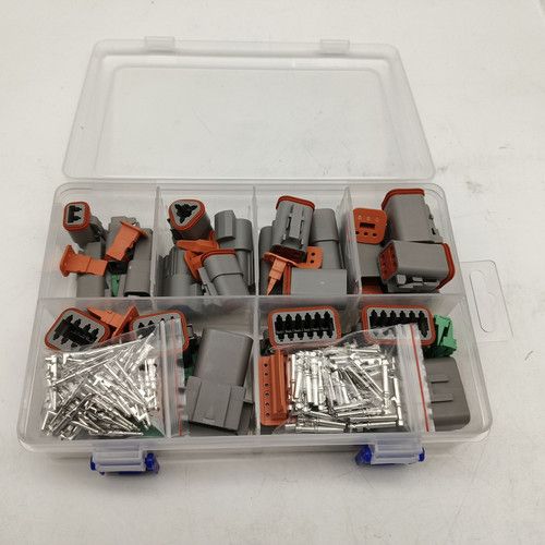 188pcs Deutsch DT Series Connector Assortment 2/3/4/6/8/12 pin 2 Pair each V201-EBA0188BL8AU