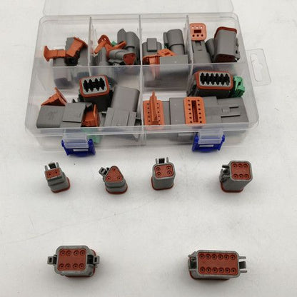 188pcs Deutsch DT Series Connector Assortment 2/3/4/6/8/12 pin 2 Pair each V201-EBA0188BL8AU