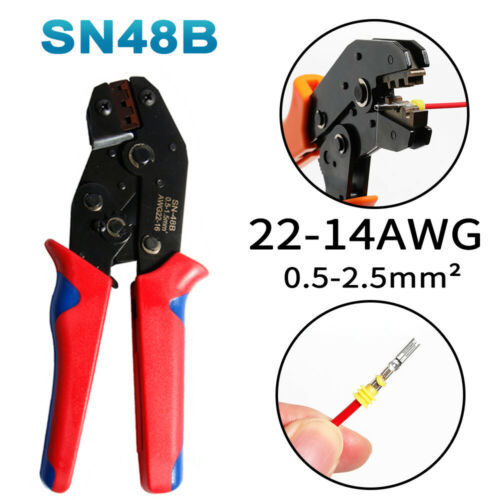 Assorted Waterproof Insulated Electrical Wiring Connectors Crimp Terminals Plier V201-EBA0709BL8AU