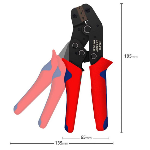 Assorted Waterproof Insulated Electrical Wiring Connectors Crimp Terminals Plier V201-EBA0709BL8AU