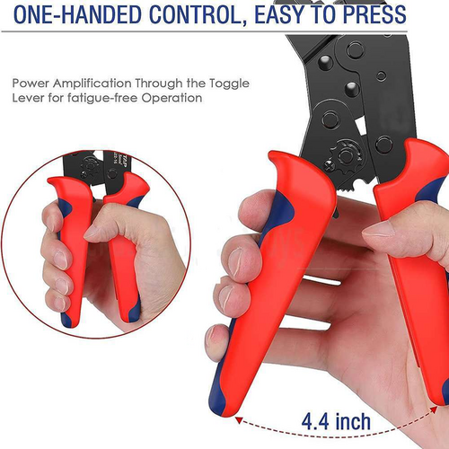 Assorted Waterproof Insulated Electrical Wiring Connectors Crimp Terminals Plier V201-EBA0709BL8AU