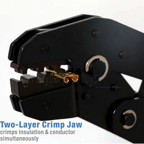 Assorted Waterproof Insulated Electrical Wiring Connectors Crimp Terminals Plier V201-EBA0709BL8AU