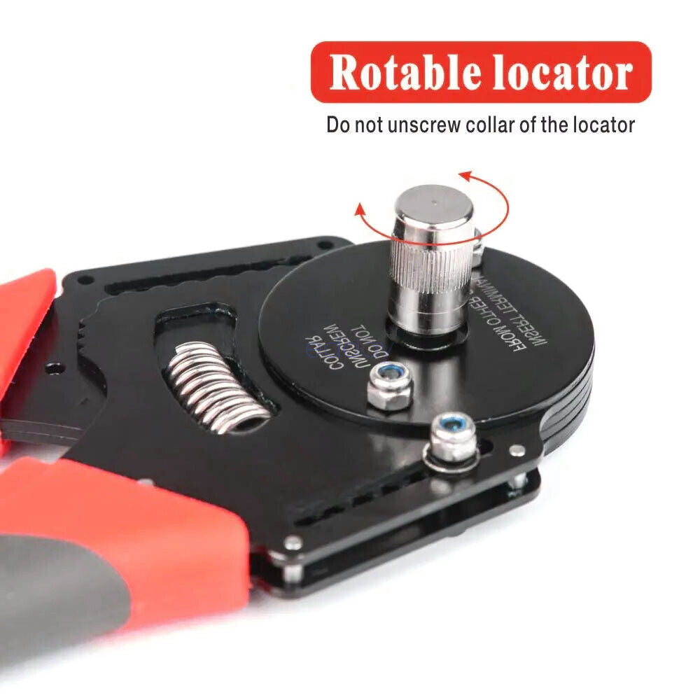 BLACK??1700X Deutsch DT Connector Kit Genuine Deutsch Crimp Tool Auto Marine V201-EBA0755BL8AU