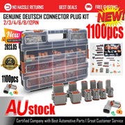 AU 1000 PCS Deutsch DT Connector Kit 14-16AWG Stamped Contacts 1100PCS UPGRADE V201-EBA1100BL8AU