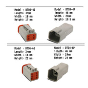 AU 1000 PCS Deutsch DT Connector Kit 14-16AWG Stamped Contacts 1100PCS UPGRADE V201-EBA1100BL8AU