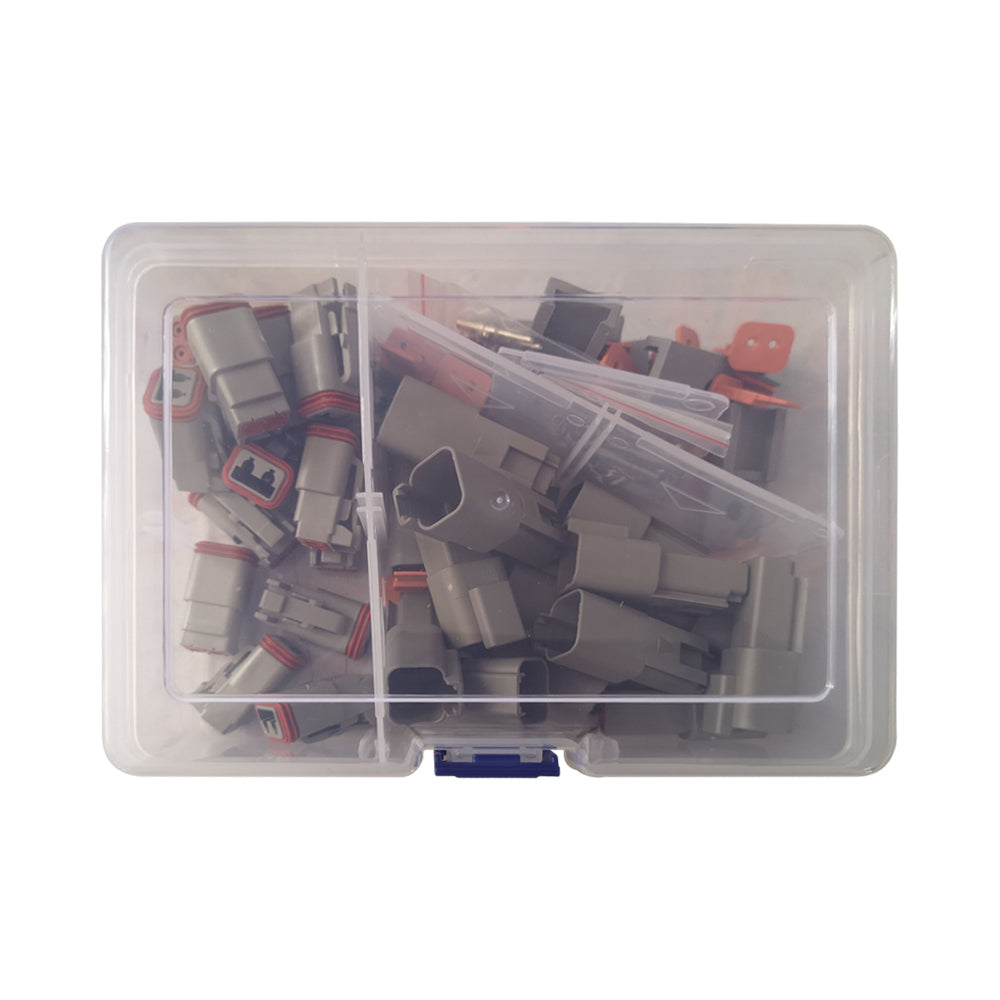 117PCS Deutsch Kit DT 2 Way Series Connector Plug Waterproof Auto Marine DT 2Pin V201-EBA1170BL8AU