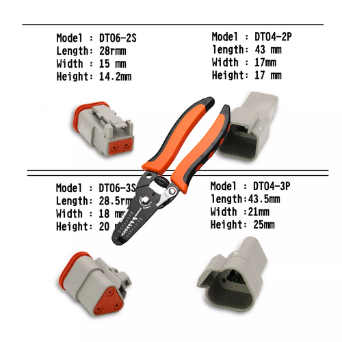 1700PCS Deutsch DT Connector DEUTSCH DT CONNECTOR PLUG KIT AU STOCK Connector V201-EBA1200BL8AU