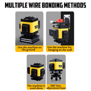 16 Line Laser Level 4D Green Light Auto Self Leveling 360 degree Rotary Cross V201-EBA1523BL8AU-4
