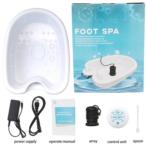 Ion Ionic Detox Foot Bath Spa Machine Tub Array Cell Cleanse for Health Tool Set V201-EBA4236WH8AU