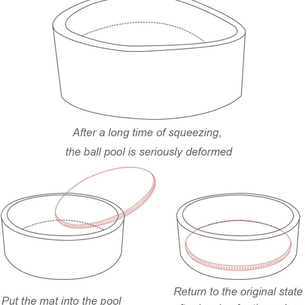 90x30cm Ocean Ball Play Pit Soft Baby Kids Paddling Foam Pool Child Barrier Toy V201-EBA9030PI8AU