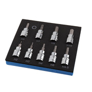 9pcs Allen Key Sockets Hex Bit Socket Set 3/8" Drive Drill Metric Tools 2-10mm V201-EBP0035AU
