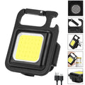 Mini Waterproof Rechargeable LED Light USB Flashlight-Lamp Torch Pocket Keychain V201-EBW1804AU