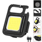 Mini Waterproof Rechargeable LED Light USB Flashlight-Lamp Torch Pocket Keychain V201-EBW1804AU