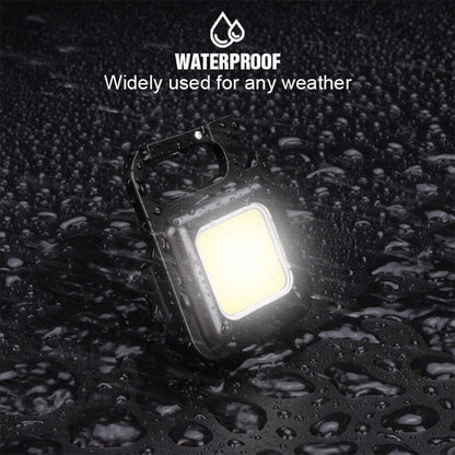 Mini Waterproof Rechargeable LED Light USB Flashlight-Lamp Torch Pocket Keychain V201-EBW1804AU