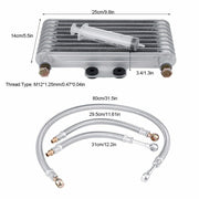New 125ml Motorcycle Oil Cooler Cooling Radiator Kit For Honda CB CG 100CC-250CC V201-ECCSCOL-50CC-SLSC-AU