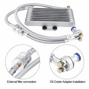New 125ml Motorcycle Oil Cooler Cooling Radiator Kit For Honda CB CG 100CC-250CC V201-ECCSCOL-50CC-SLSC-AU