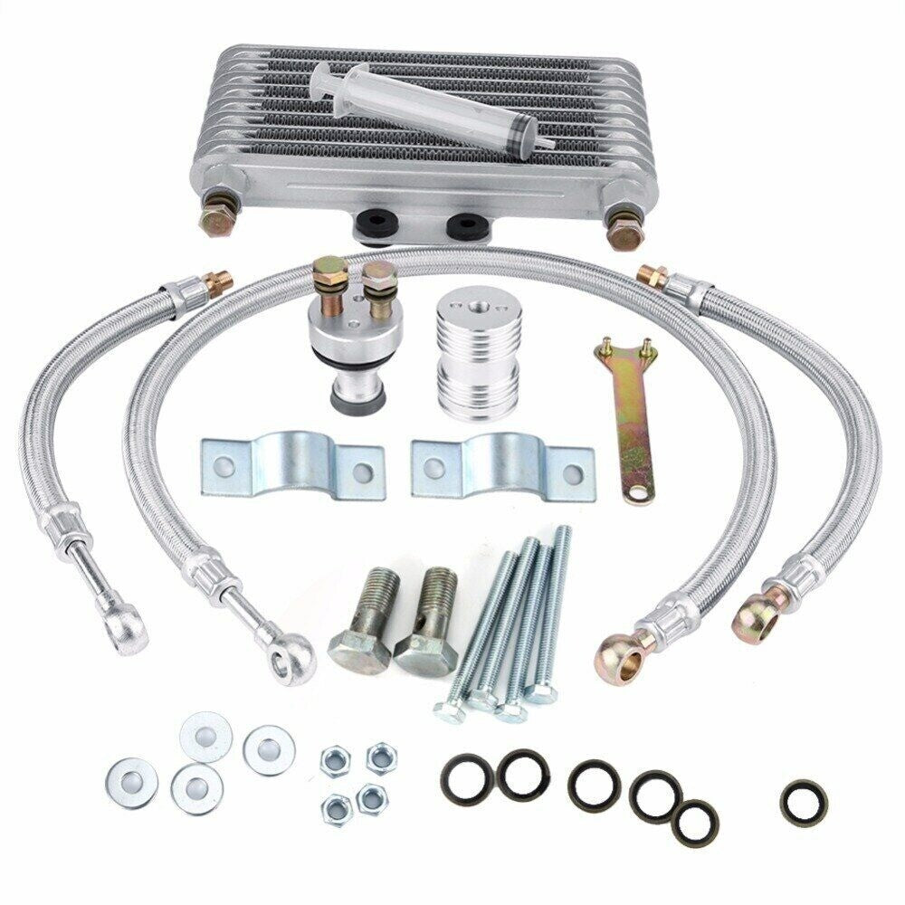 New 125ml Motorcycle Oil Cooler Cooling Radiator Kit For Honda CB CG 100CC-250CC V201-ECCSCOL-50CC-SLSC-AU