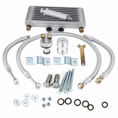 New 125ml Motorcycle Oil Cooler Cooling Radiator Kit For Honda CB CG 100CC-250CC V201-ECCSCOL-50CC-SLSC-AU