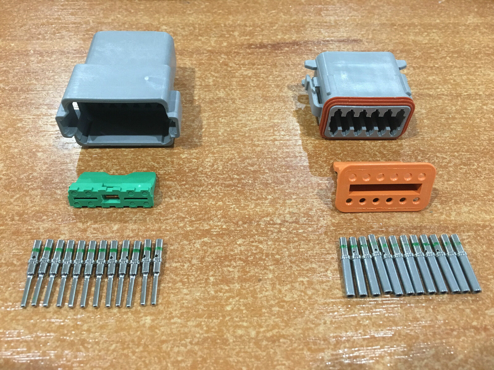 Deutsch DT 12-Way 12 Pin Electrical Connector Waterproof Plug Kit V201-EDT0012BL8AU