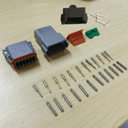Deutsch DT 12-Way 12 Pin Electrical Connector Waterproof Plug Kit V201-EDT0012BL8AU