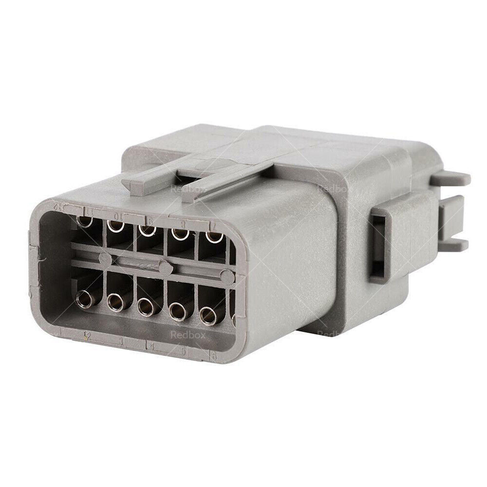 Deutsch DT 12-Way 12 Pin Electrical Connector Waterproof Plug Kit V201-EDT0012BL8AU