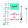 30 pairs Silver solid pin FOR Deutsch DT Series solid pin Connector Male & Female