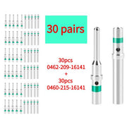 30 pairs Silver solid pin FOR Deutsch DT Series solid pin Connector Male & Female