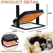 40 degrees celsius to 70 degrees celsius Adjustable Chick Brooder Heating Plate Chicken Coop Duck Poultry V201-EGG0014BL8AU
