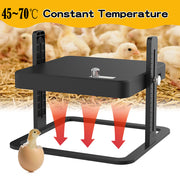 40 degrees celsius to 70 degrees celsius Adjustable Chick Brooder Heating Plate Chicken Coop Duck Poultry V201-EGG0014BL8AU