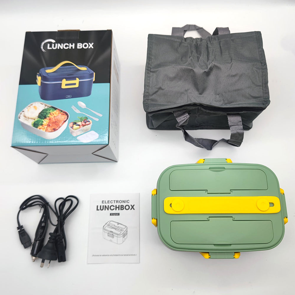 75W Electric Lunch Box Food Warmer Heater 1.8L Portable Leak Proof Car Home AU V201-ELB1218GR8AU