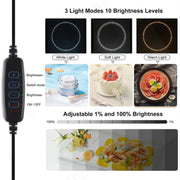 30CM Portable Photo Studio LED Light Tent Bar Cube Soft Box Room Photography V201-ELYEWUBLETC005