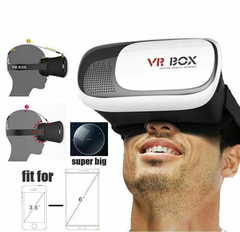 3D VR BOX Headset 2.0 Virtual Reality Glasses Goggles for Android smartphone V201-ES01VR-AU
