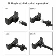 LED Selfie Ring Light with Cell Phone Holder Flexible Stand Live Stream Lamp AU V201-EZ1164506A1