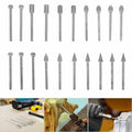 20pcs Diamond Grinding Heads Mini Drill Burrs Bit Set 3mm Shank for Rotary Tool V201-EZ1167876A1